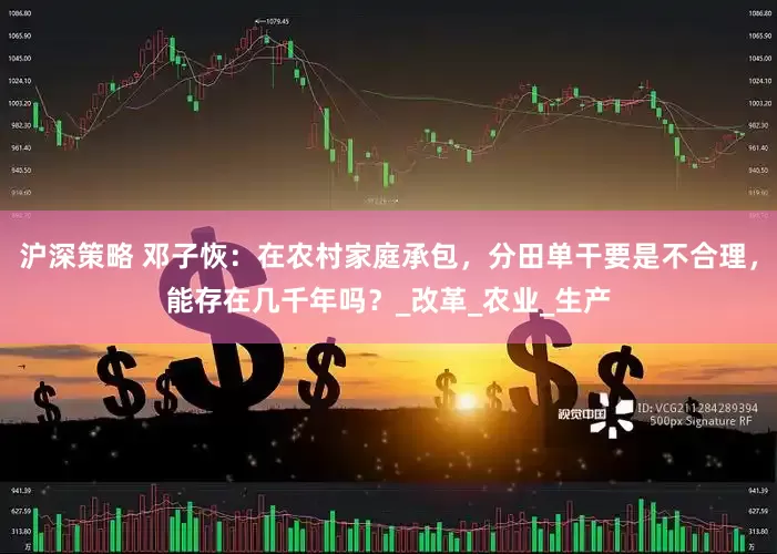 沪深策略 邓子恢：在农村家庭承包，分田单干要是不合理，能存在几千年吗？_改革_农业_生产